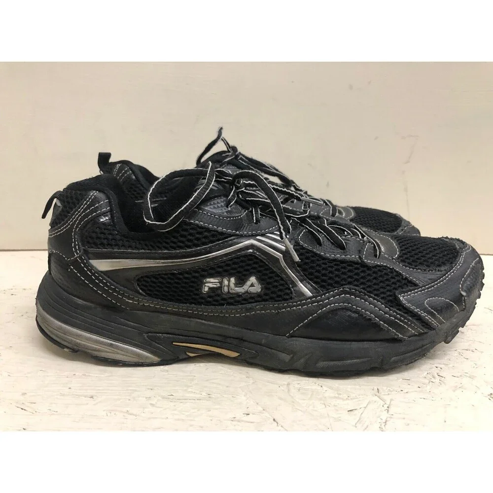Fila Men Black Lace Up Athletic Shoes size US 13 -EUR 47 -- 1SR124LZ 007--
